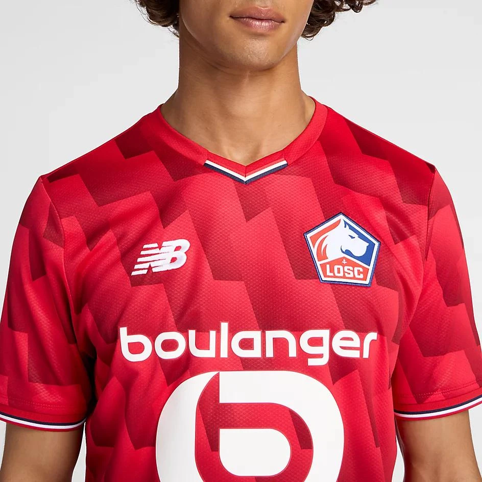 New Balance Lille LOSC Home Short Sleeve Jersey 3