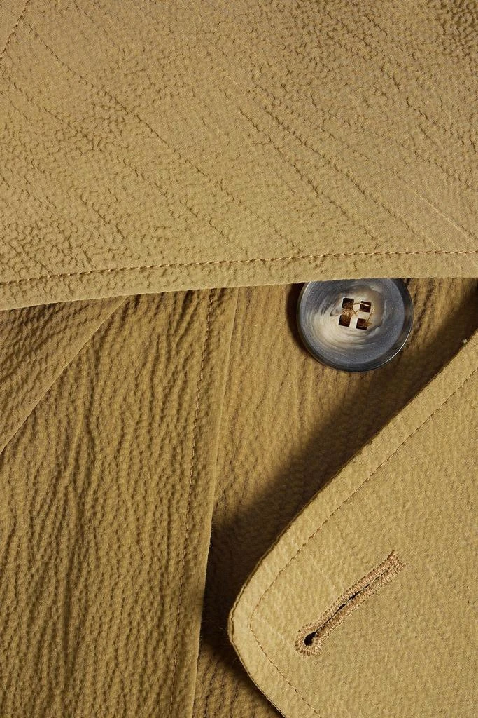 RÓHE Cotton-blend seersucker trench coat 4
