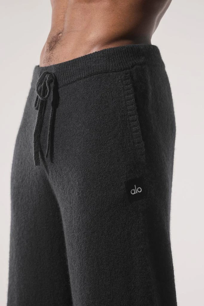 Alo New Class Cashmere Sweatpant - Black 4