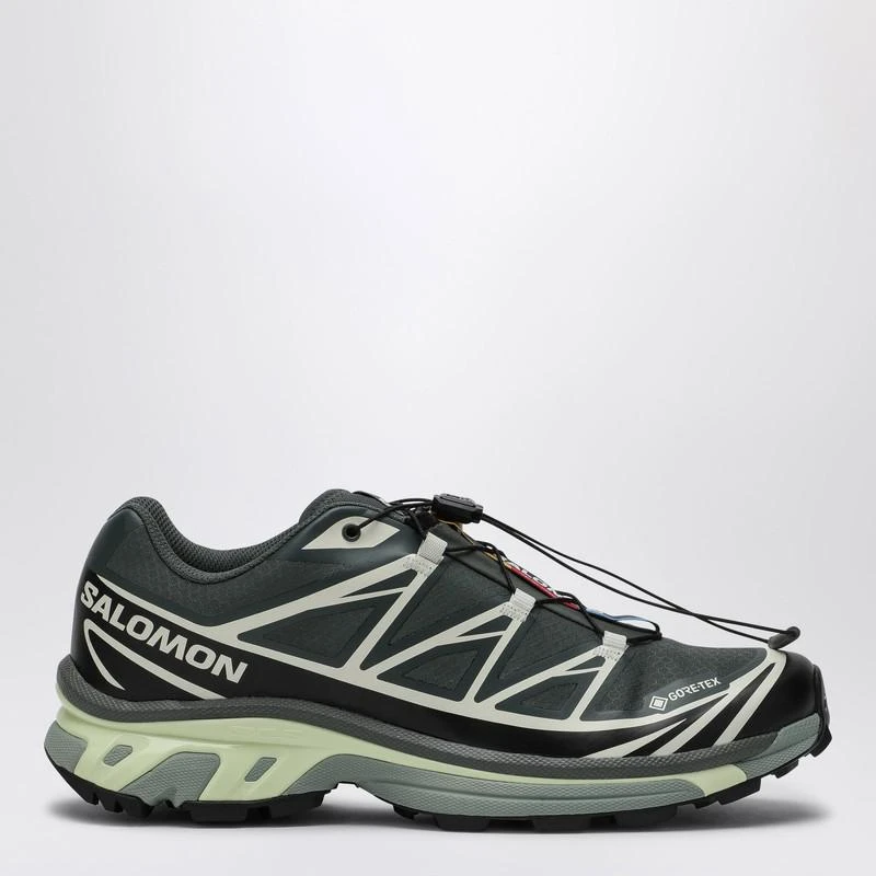 Salomon Low Sneaker XT-6 dark grey/black/lime 1