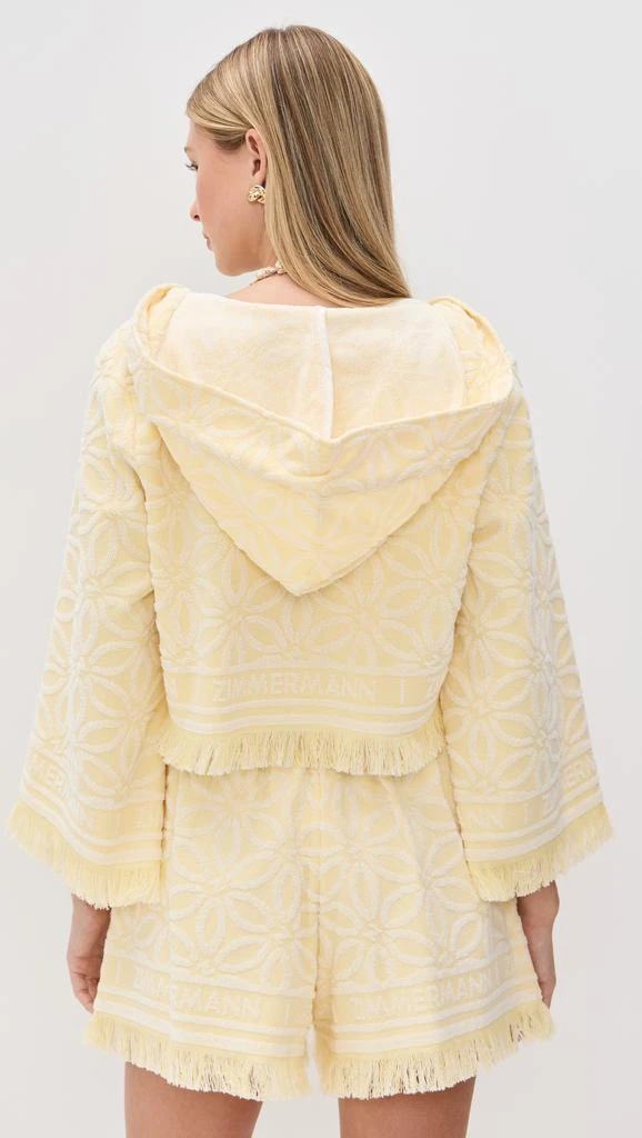 Zimmermann Coco Towelling Hooded Top 2