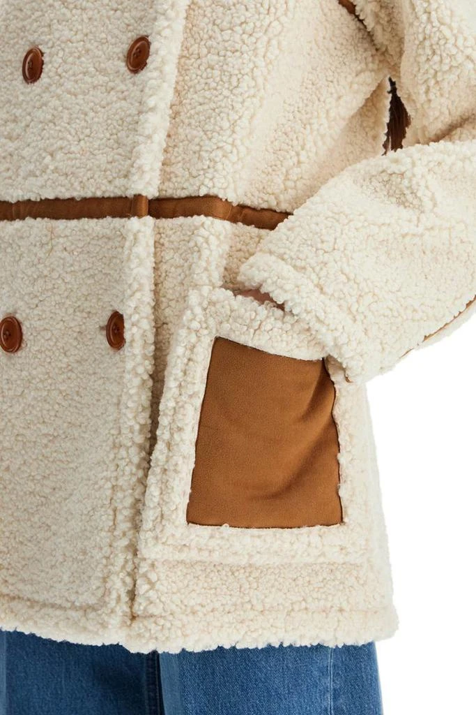 STAND STUDIO chloe faux shearling jacket 4