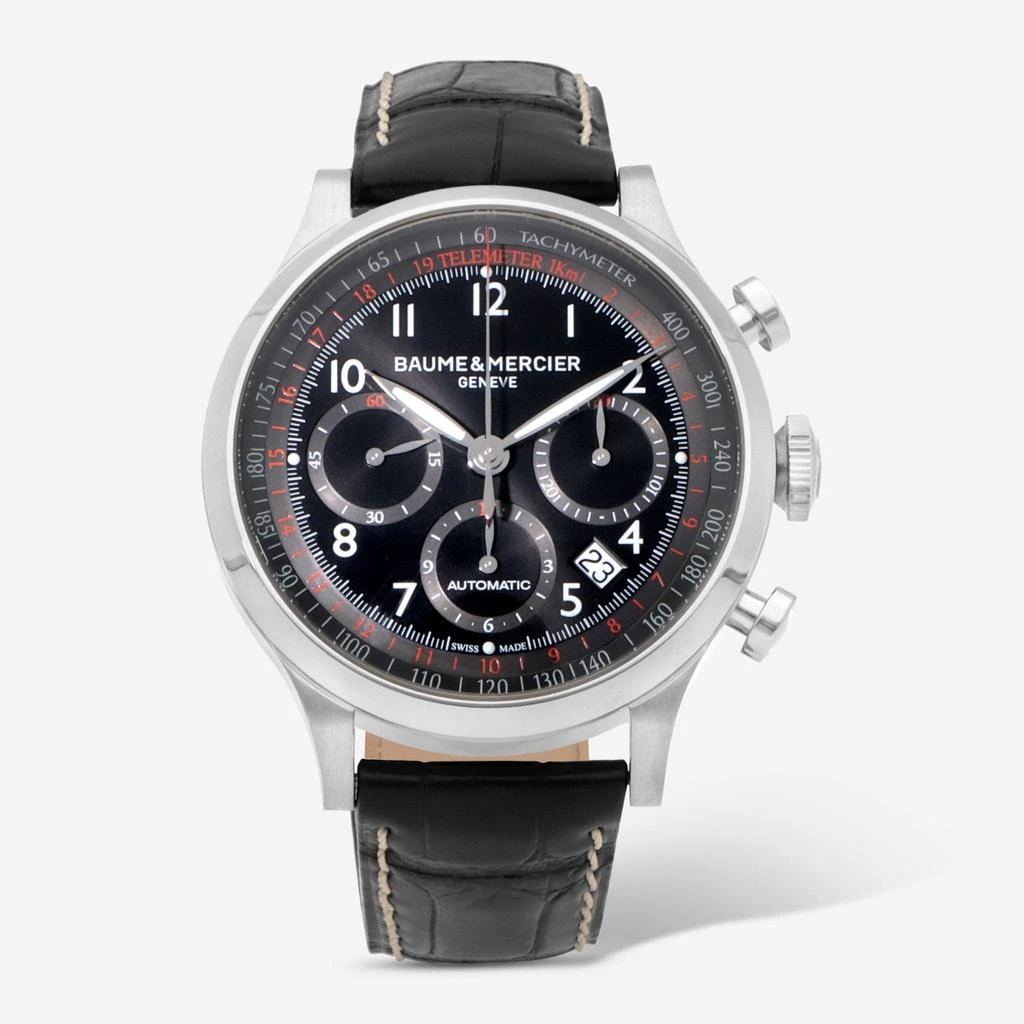 Baume & Mercier Baume & Mercier Capeland Stainless Steel Automatic Men's Watch 10084 1