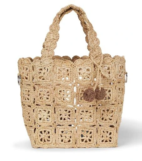 Bonpoint Lito raffia basket bag