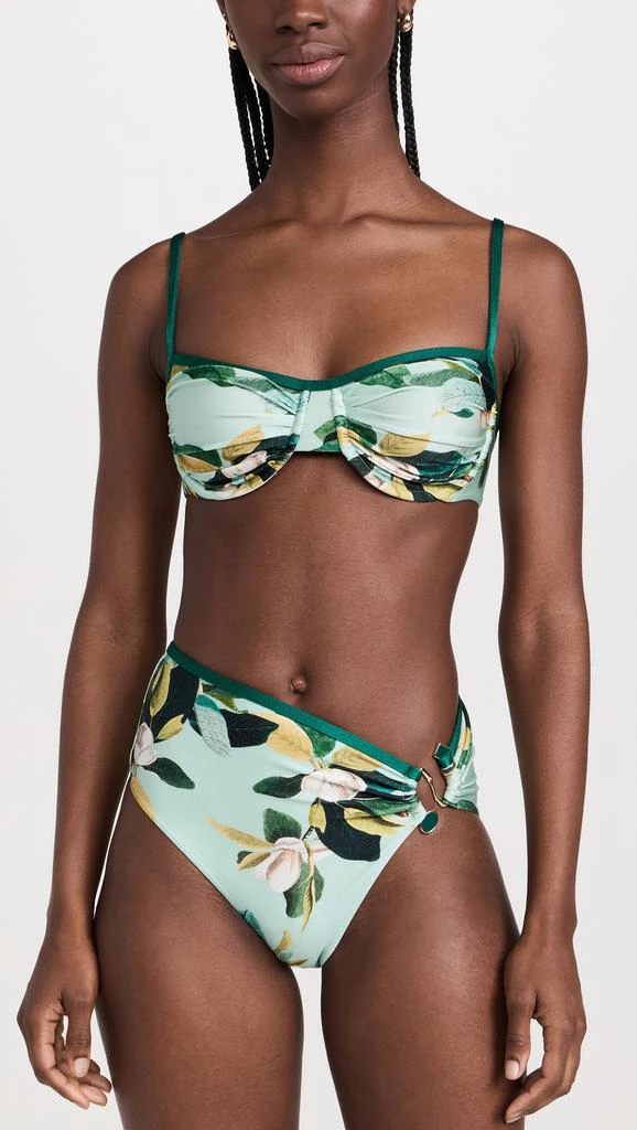 PatBO Magnolia High Leg Bikini Bottoms 3