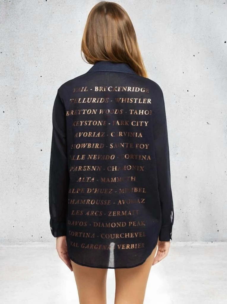Sundry Sundry - Oversized Destinations Shirt 3