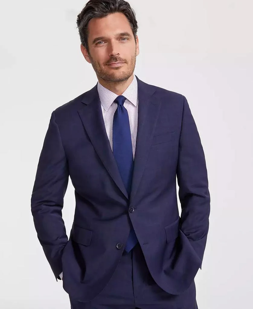 Brooks Brothers Men's Classic-Fit Wool Blend Suit Separates Jacket 1