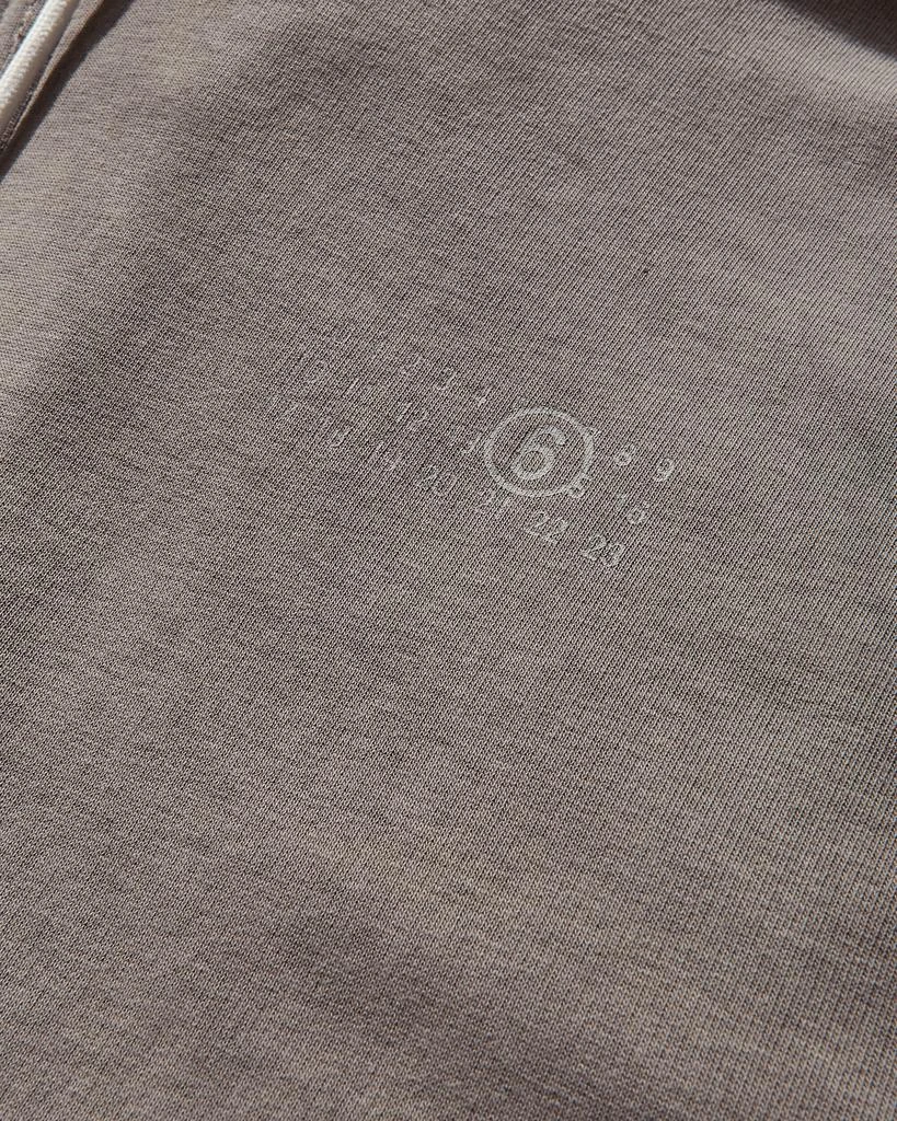 MM6 Men's Sleeveless Zipped Hoodie Taupe 3