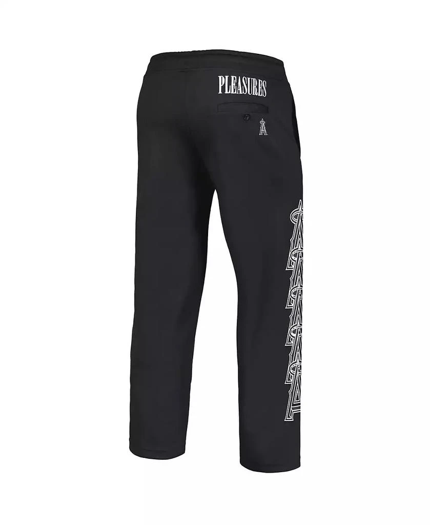 Pleasures Men's Black Los Angeles Angels Pitcher Track Pants 2