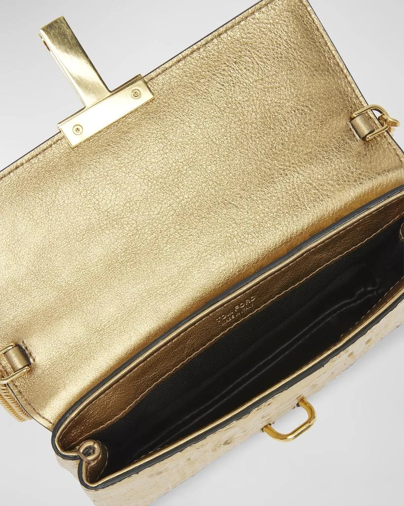 Tom Ford Monarch Mini Bag in Laminated Stamped Python Leather 3