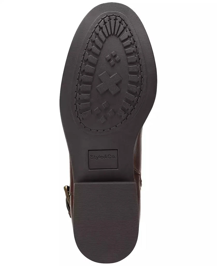 Style & Co Women's Maliaa Wide-Calf Buckled Riding Boots, Created for Macy's 7