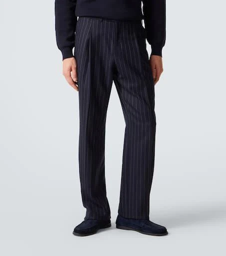 Saman Amel Amo striped wool suit pants 3