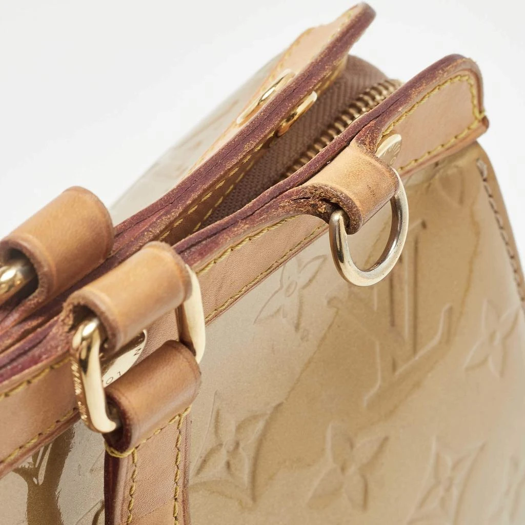 Louis Vuitton Louis Vuitton Beige Poudre Monogram Vernis Brea MM Bag 6