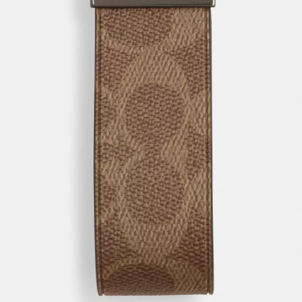 Coach Loop Key Fob In Signature Canvas 2