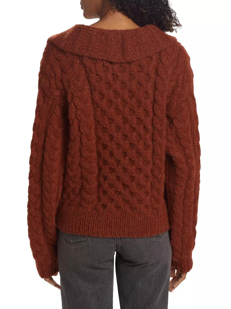 DÔEN Nuage Cable-Knit Alpaca-Wool Sweater 5