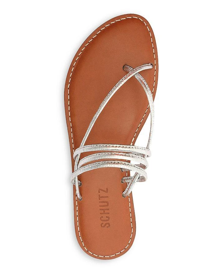 Schutz Women's Mirielle Slip On Crisscross Slide Sandals 3