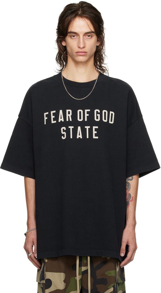 Essentials Black Crewneck T-shirt L - T-Shirts - BeyondStyle