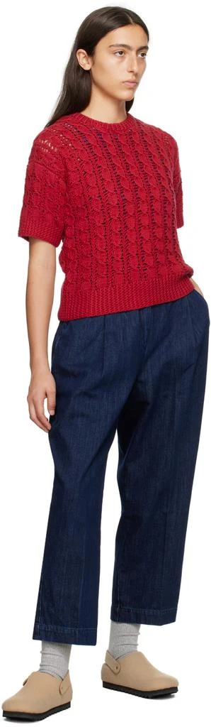 YMC YOU MUST CREATE Red Rosemary Sweater 4
