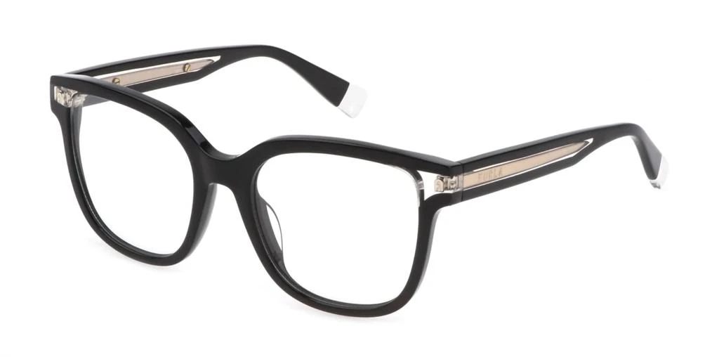 Furla Women
s Vfu582V Square Eyeglasses In Shiny Black