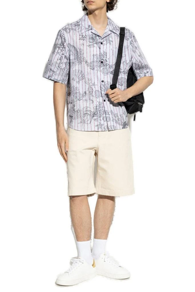 Versace Versace Pattern-Printed Short-Sleeved Shirt 2