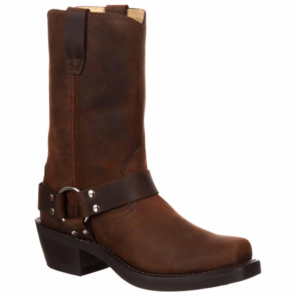 Durango Brown Round Toe Pull On Boots