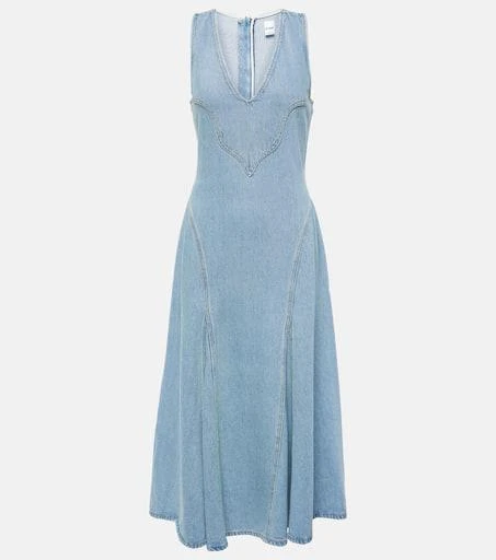 Re/Done Western denim midi dress 1