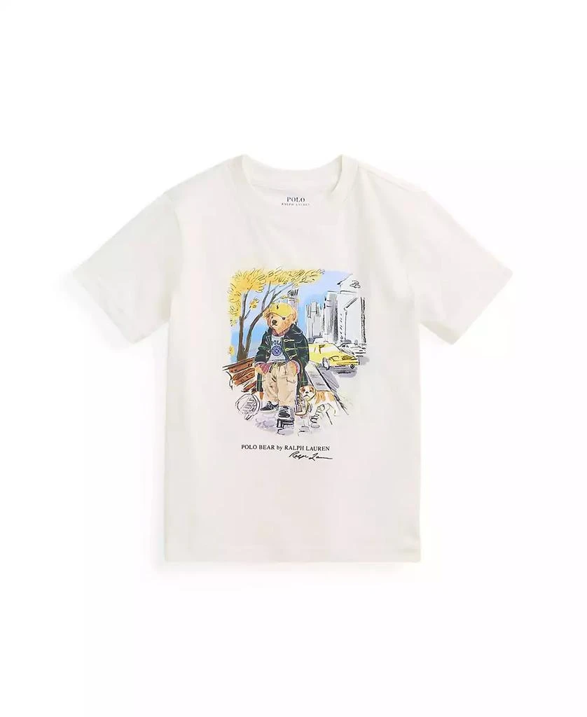 Ralph Lauren Toddler and Little Boys Polo Bear Jersey T-Shirt