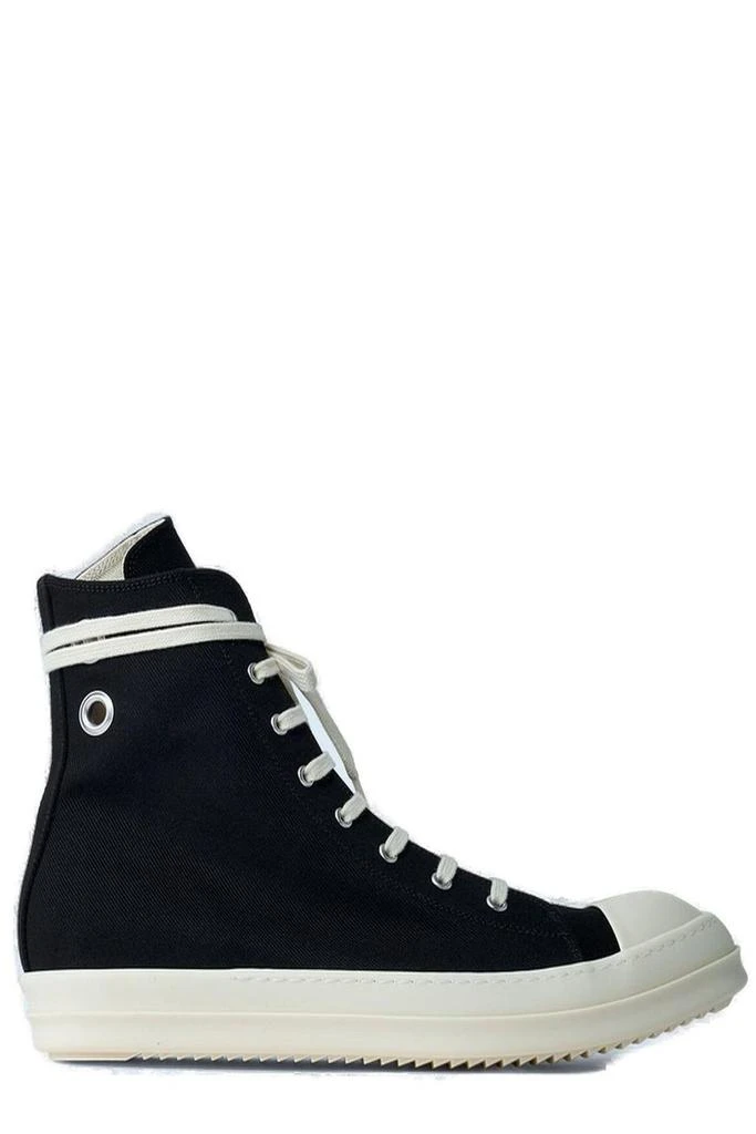 Rick Owens Rick Owens DRKSHDW Round-Toe High-Top Sneakers from Cettire