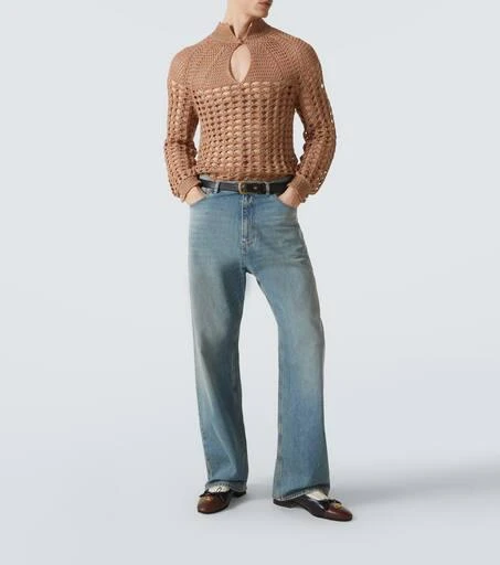 Valentino High-rise wide-leg jeans 2