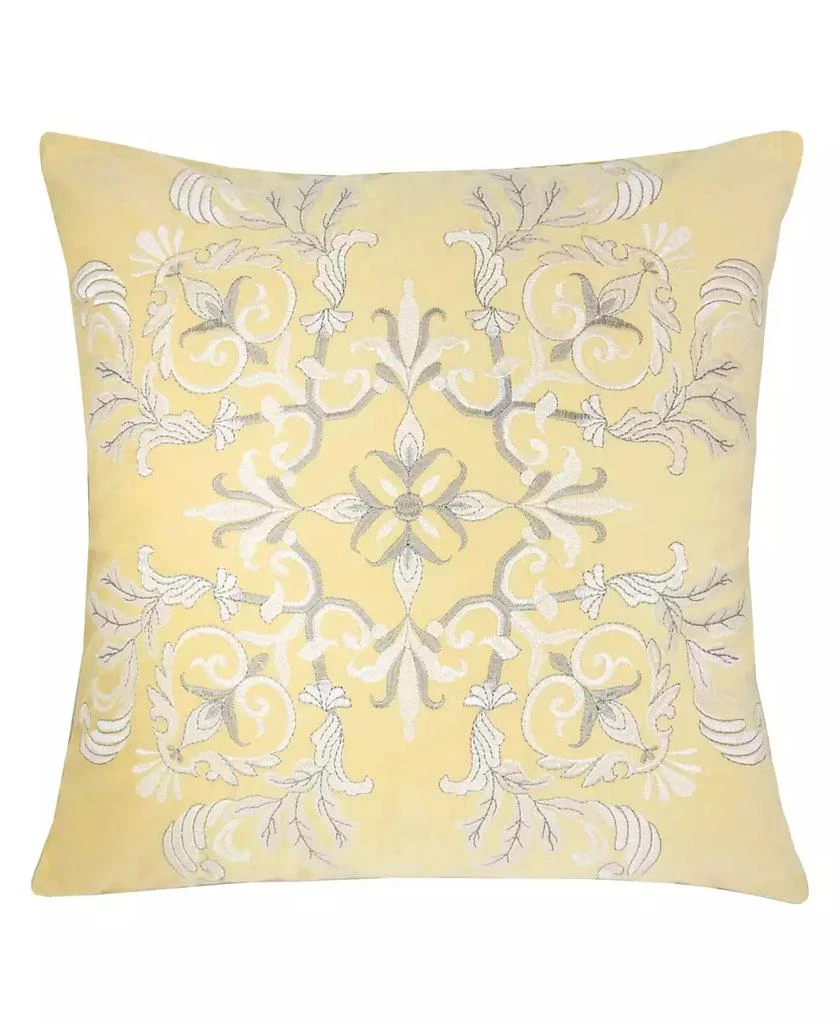 Homey Cozy Floral Elegant Decorative Pillow, 20" x 20" 7