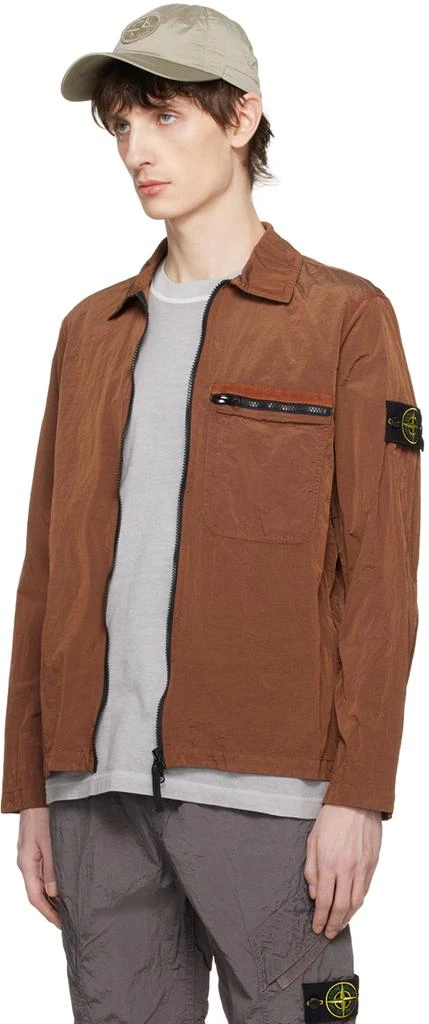 Stone Island Orange Patch Jacket 4