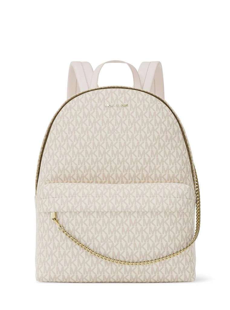 Michael Kors Outlet Slater Medium Signature Logo Backpack