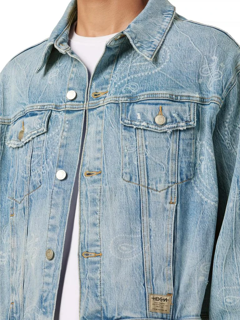 Hudson Bandana Denim Trucker Jacket 7