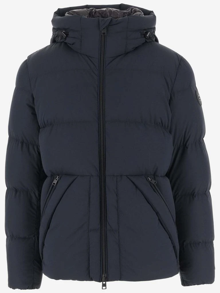 Woolrich Sierra Supreme Down Jacket In Stretch Nylon 1