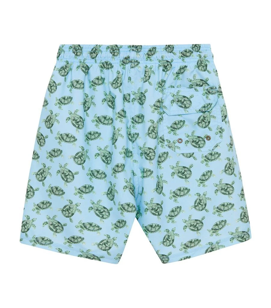 Trotters Daddy & Me Turtle Swim Shorts 2