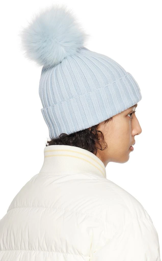 Moncler Blue Pom-Pom Beanie 3