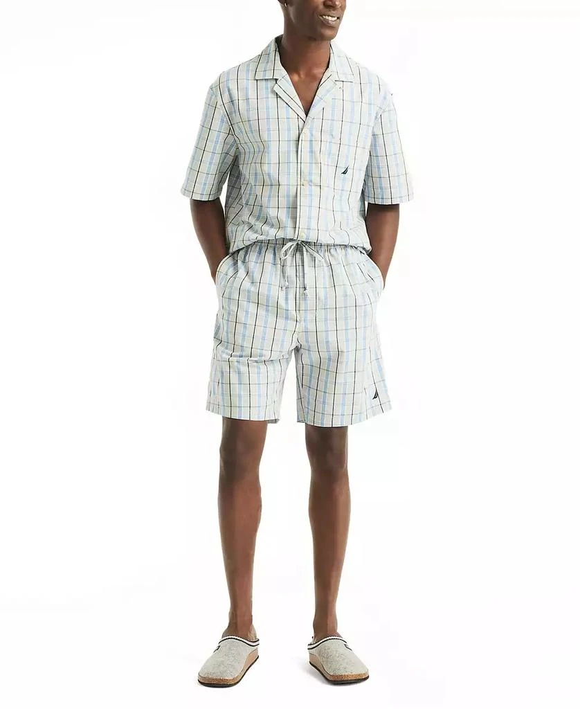 Nautica Men's Crafted Plaid Poplin Sleep Short 2