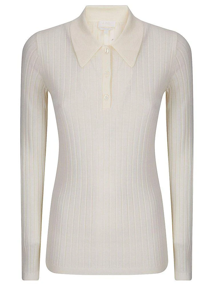 A.P.C. A.P.C. Knitted Polo Shirt