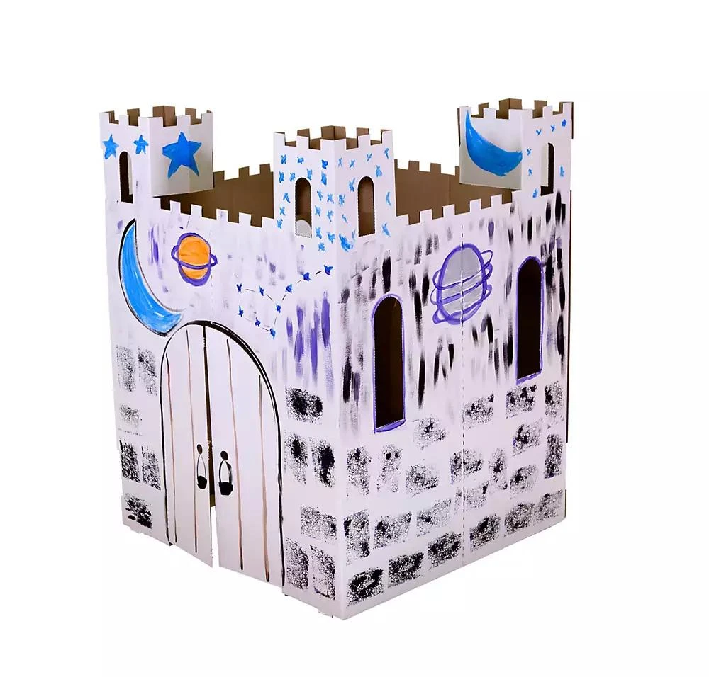 Easy Playhouse Castle Cardboard Playhouse 4