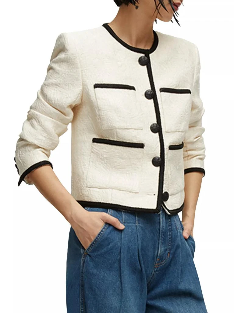 VERONICA BEARD Darla Matelassé Jacket 4