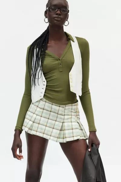 BDG BDG Jesse Low Rise Pleated Mini Skirt 1