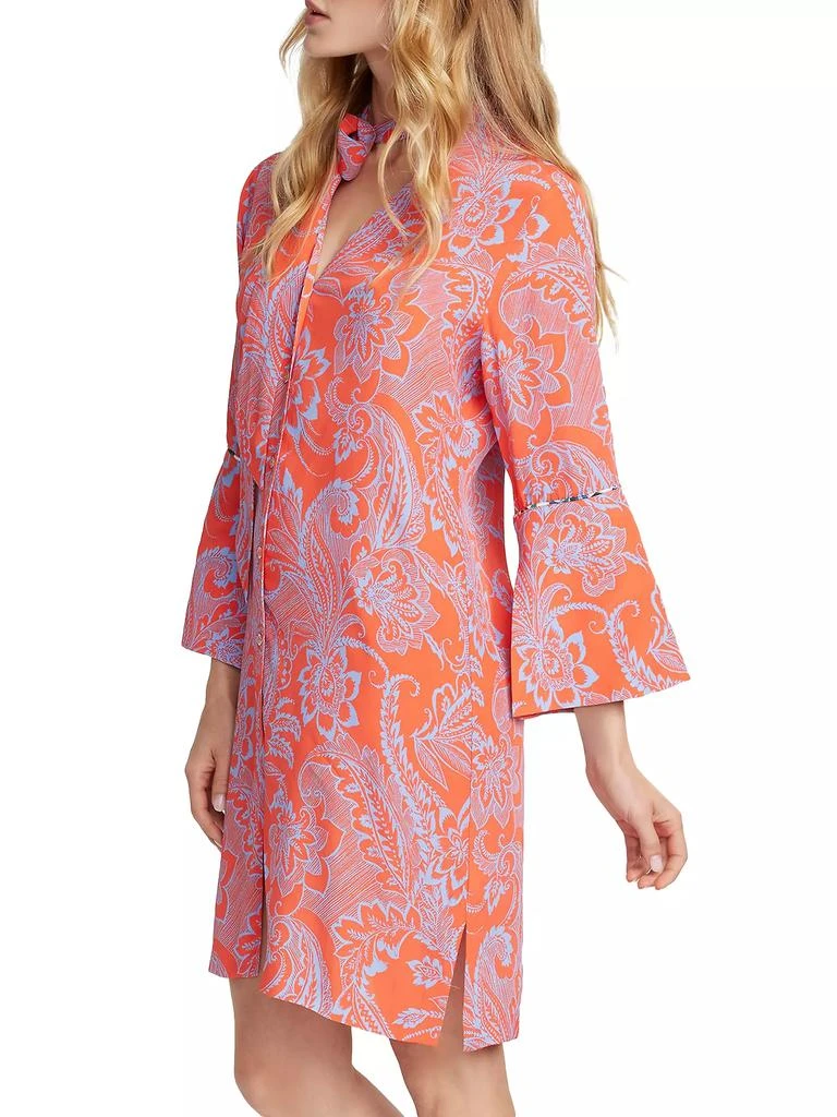 Robert Graham Brenna Paisley Tie-Neck Dress 4