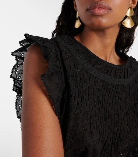 Poupette St Barth Galia ruffled top 4
