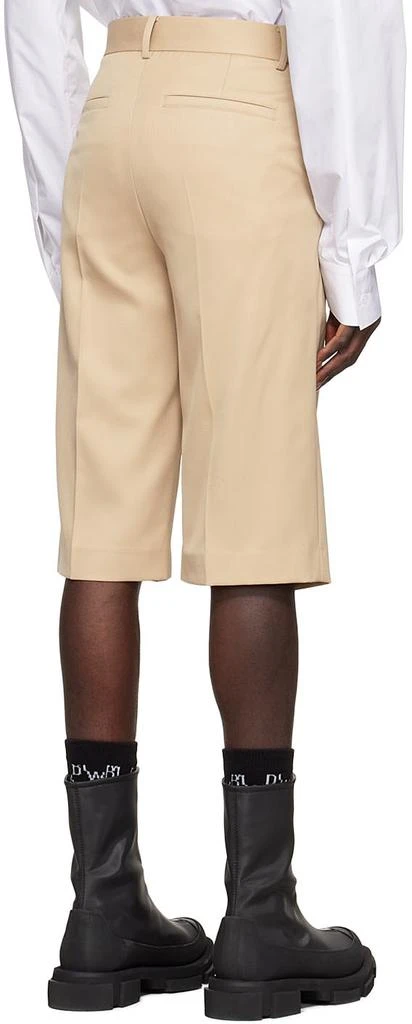 We11done Beige Polyester Shorts 3
