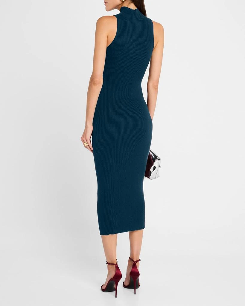 Sablyn Rib-Knit Cashmere Fitted Dress 3