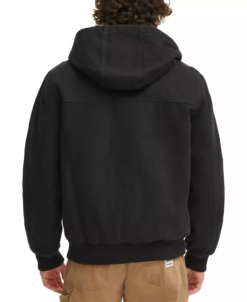 Levi's Men's Workwear Hoodie Bomber Jacket with Quilted Lining 2