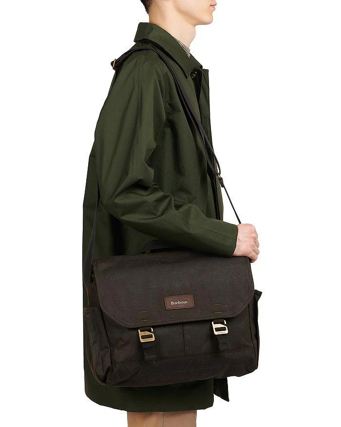 Barbour Essential Wax Messenger Bag 2