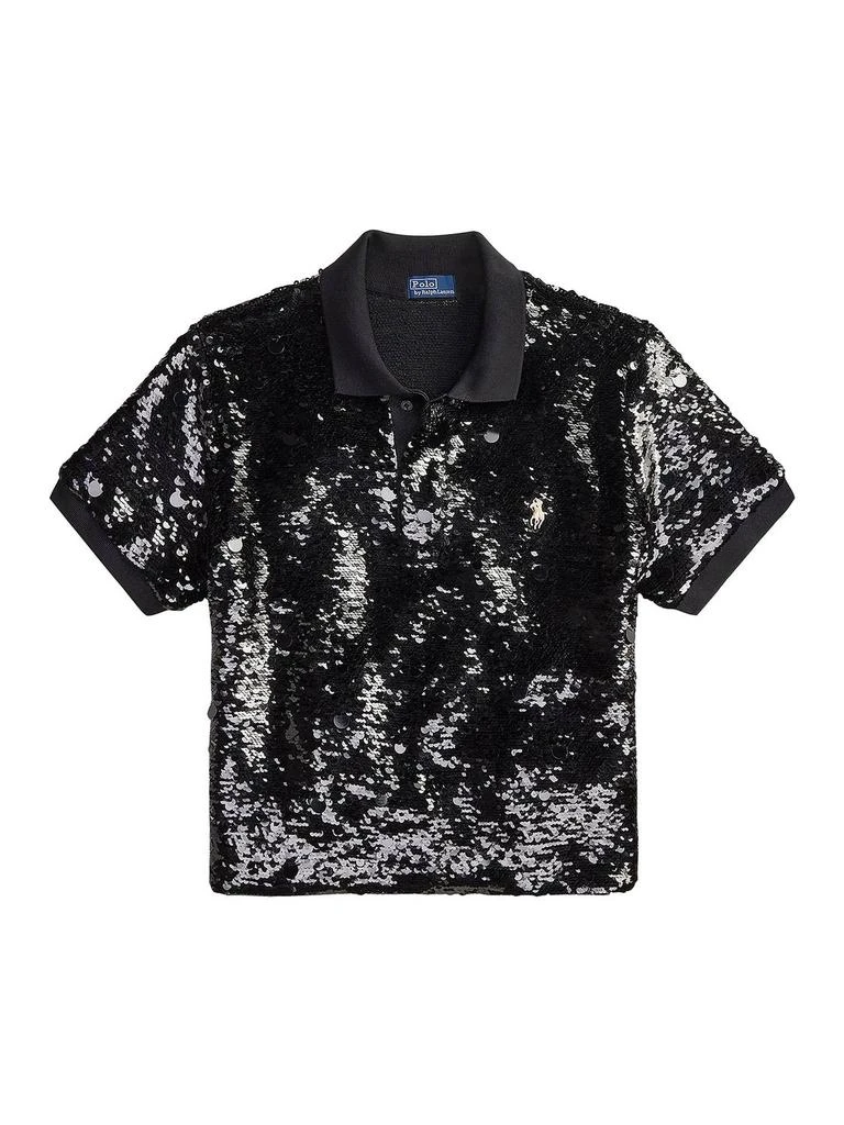 Ralph Lauren Polo Ralph Lauren - Sequin Pailette Short Sleeve Polo Top 2