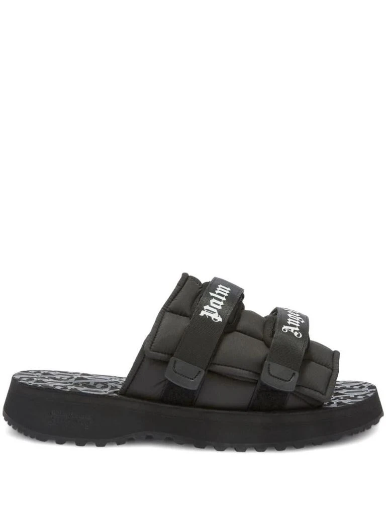 Palm Angels Palm Angels Moto-P Slide Sandals With Hook And Loop Closure For Suicoke 1