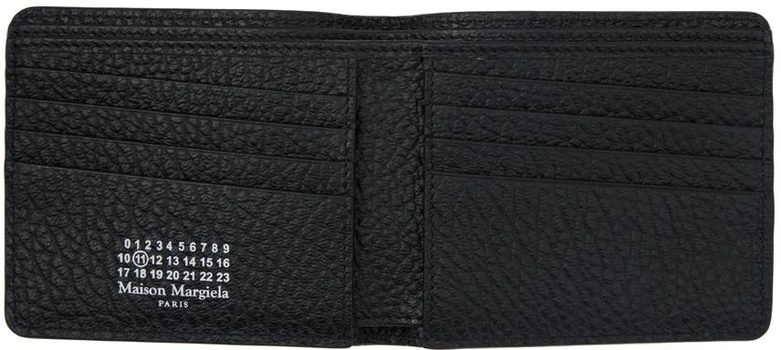 MAISON MARGIELA Black Four Stitches Wallet 3